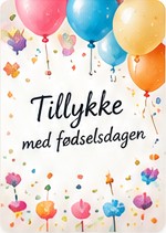 Fødselsdagskort